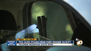 Two guns stolen from Palomar Mountain State Park