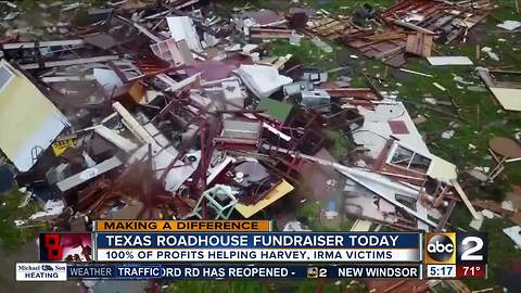 Texas Roadhouse fundraiser for hurricane victims