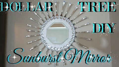 DIY DOLLAR TREE SUNBURST MIRROR | PINTEREST INSPIRED | PETALISBLESS🌹