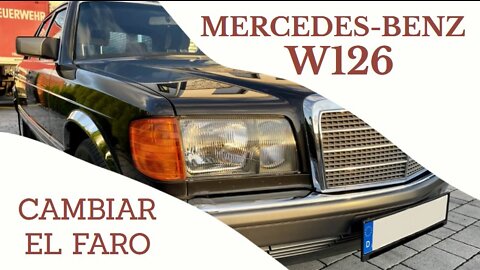 Mercedes Benz W126 clase S - Desmontar el faro tutorial