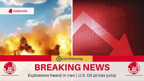 Explosions heard in Iran | U.S. Oil prices Jump! Gas to Skyrocket as U.S. Futures dip