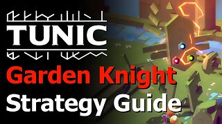 Tunic - Garden Knight Boss Strategy Guide - West Belltower - Dong Achievement - Dong Trophy