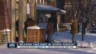 St. John the Evangelist Homeless Shelter on giving tuesday