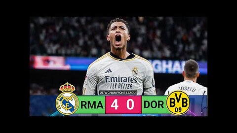 Real Madrid vs Borrusia Dortmund 4-0 | Goals & Highlights 2024