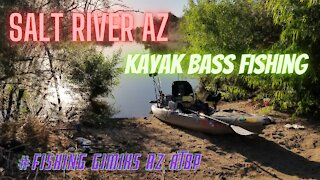 Kayak Bass Fishing, Salt River AZ