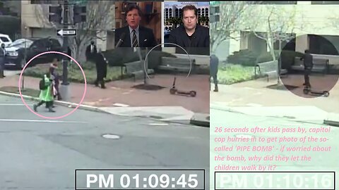 Gov Involved in Planting DC Pipe Bomb!? Darren Beattie SHOCKING Video: Cops Let Kids Walk by 'BOMB', Unconcerned 4 Their Safety - Tucker Carlson