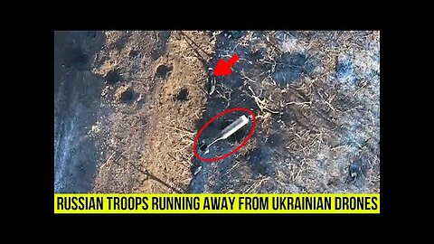 Russian Troops Playing Dead to Avoid Ukrainian Drone Strikes.