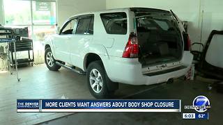 More clients want answers about body shop closure