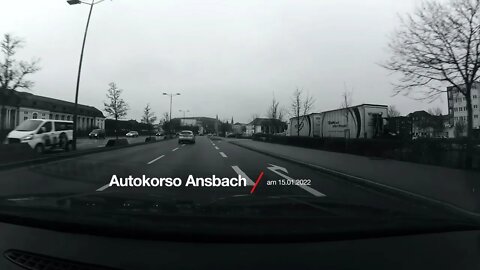 Autokorso Ansbach am 15.01.2022