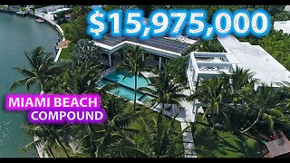 $15 MILLION Miami Beach MANSION - 45 MINUTE TOUR!