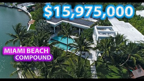 $15 MILLION Miami Beach MANSION - 45 MINUTE TOUR!