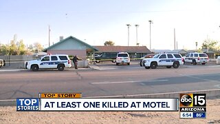 One killed at motel near 33rd Avenue and Buckeye Road