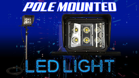 Telescoping Pole Mount LED Industrial Light