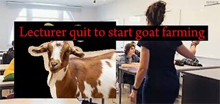 She left the university to start one of the biggest goat farm in Uganda.