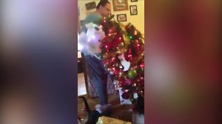 "Man Knocks Over Christmas Tree Trying To Pull Gift Out"