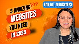 3 Amazing Websites You Need in 2024 - FOR ALL MARKETERS