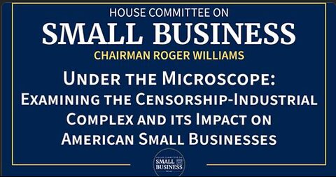 Examining the Censorship-Industrial Complex and its Impact on American Small Businesses