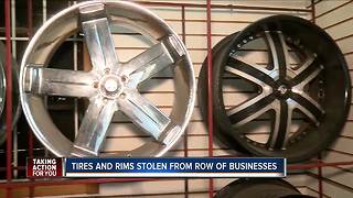 Thieves targeting Hillsborough neighborhood, stripping cars of tires and rims