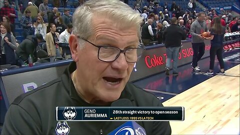 Geno Auriemma After #2 UConn Huskies Win 1st Game, Paige Bueckers Returns | Post Game Interview