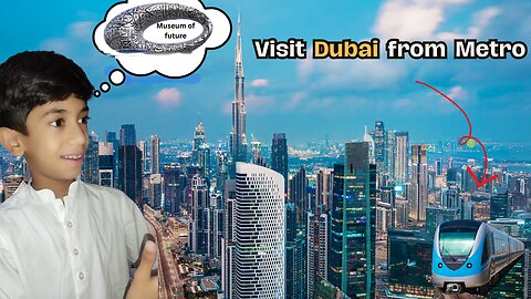 Dubai City Tour From Metro | Dubai Vlog