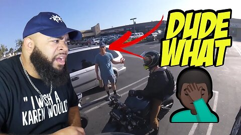 Dudes A KEVIN | Man Gets Mad at Motorcycle Riders for Parking