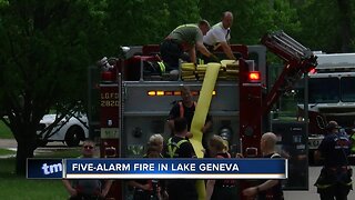 Fire breaks out at Lake Geneva manufacturing plant