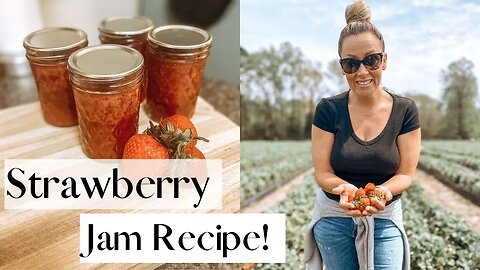 No Sugar Strawberry Jam Recipe 🍓 Making Homemade Jam with my Kid + Chat about Channel's New Name!