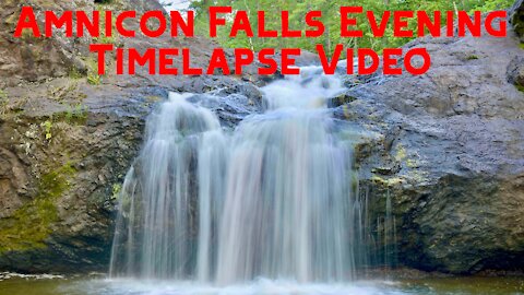 AMNICON FALLS WISCONSIN | EVENING TIMELAPSE VIDEO