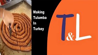 Making tulumba in Turkey