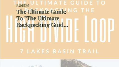 The Ultimate Guide To "The Ultimate Backpacking Guide for World Travelers"