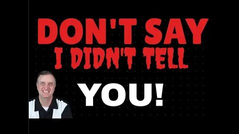 🔥WHERE IS THE STOCK MARKET GOING NEXT? Don't Say I Didn't Tell You This!