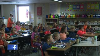 Students wear orange for Unity Day at Appleton Area School District