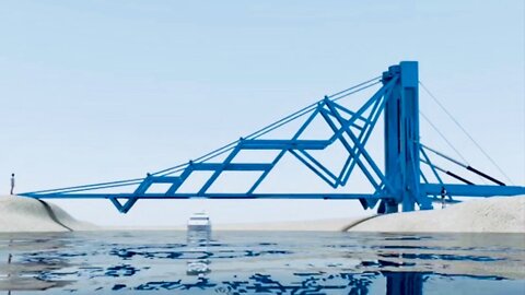 Great Mobile Folding Bridge Structure - Engineering Solution