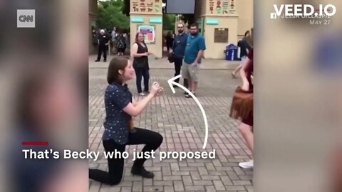 This proposal went viral for an unlikely reason #shorts