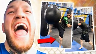 Conor McGregor REACTS to Islam Makhachev training for Charles Oliveira footage