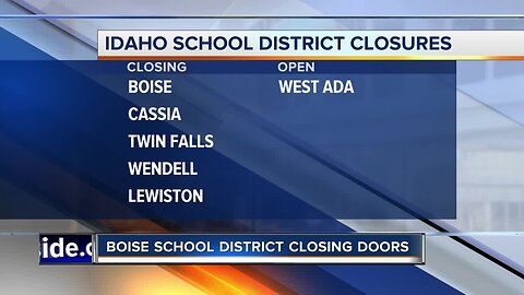 Idaho governor, health officials leave school closures up to local administrators