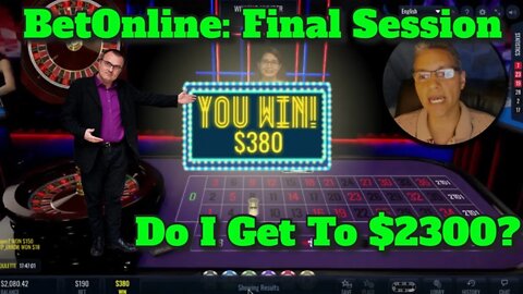 FINAL Roulette Online Session #18 on BetOnline: Do I Finally Get to $2300?