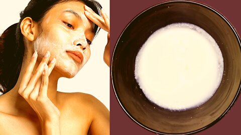 Curd and aloe vera face pack