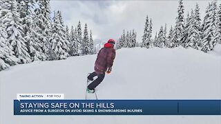 Staying safe skiing and snowboarding