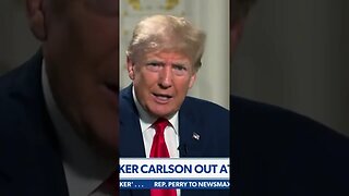 Trump reacts to Fox News and Tucker Carlson parting ways