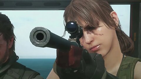 Quiet hits the pilot of an enemy fighter mid-flight ❤️ best scene MGS
