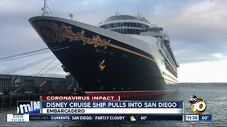Disney Cruise ship arrives in San Diego one day early