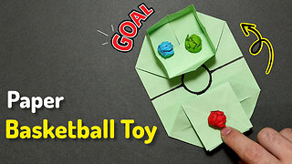 How to Make a "Paper Basketball Toy". DIY Crafts Origami