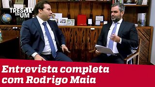 Rodrigo Maia no 3 em 1 - confira entrevista a #CarlosAndreazza