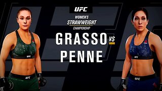 EA Sports UFC 3 Gameplay Jessica Penne vs Alexa Grasso