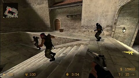 Counter Strike Source Tuscan Bots #5 Only Machine Guns