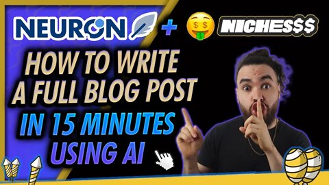 NeuronWriter & Nichesss Blog Post Combination - 1,500 Words In 15 Minutes Blog Post With AI Writer✍🏼