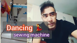 dancing napkin sewing machine 💃😮