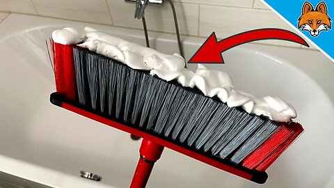 Spread Shaving Cream on a Broom and do THIS with it 💥 (Genius Trick) 🤯