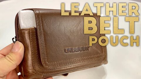Premium Leather Belt Pouch and Phone Holster by CMXSEVENDAY Review